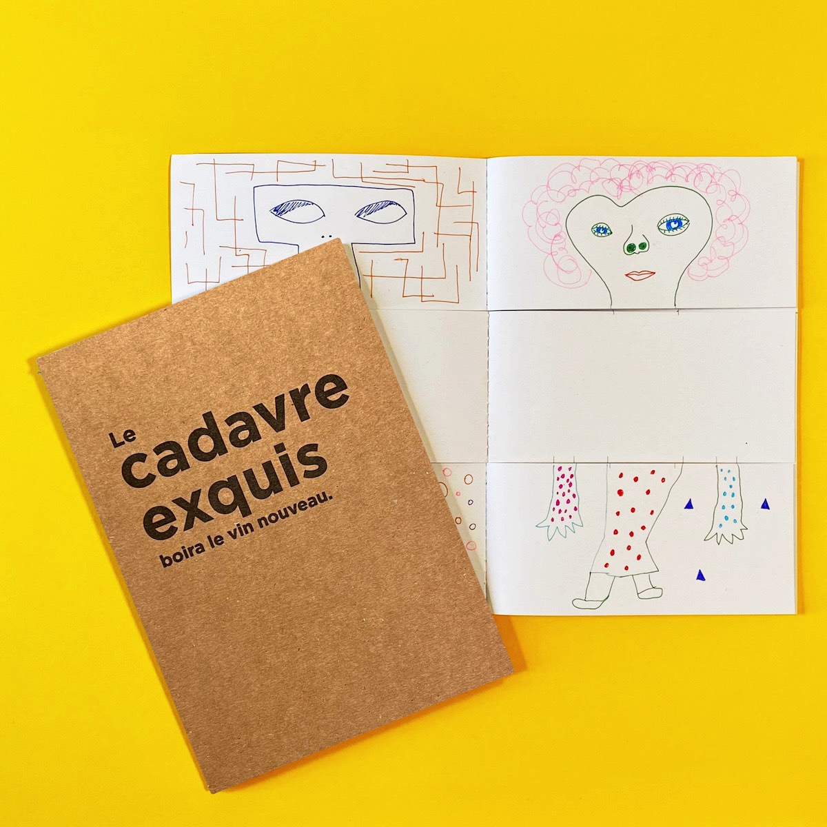 Cuaderno para crear CADÁVERES EXQUISITOS