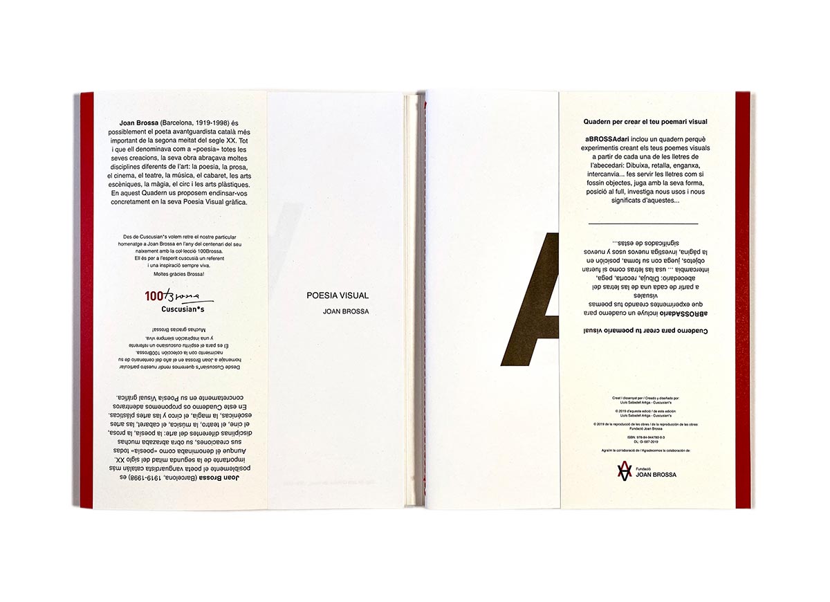 JOAN BROSSA. Llibre creatiu