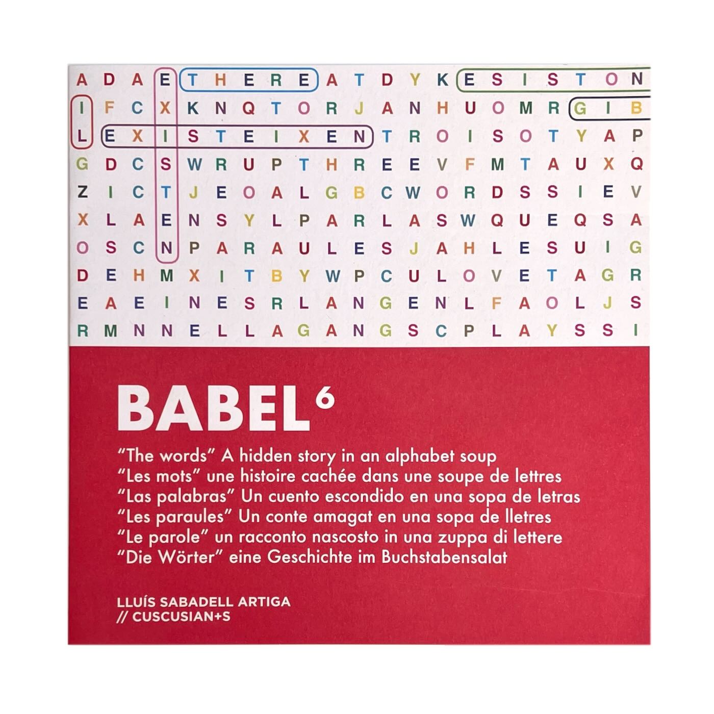 BABEL El cuento sopa de letras